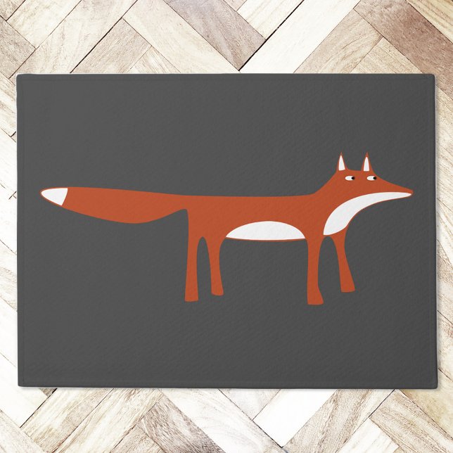Paillasson Renard rouge (Red Fox doormat for wildlife and animal lovers)