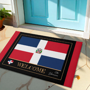 Paillasson République Dominicaine et Drapeau Dominicain / Bie