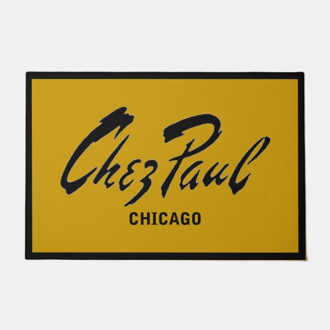 Paillasson Restaurant français Chez Paul, Chicago (Devant)
