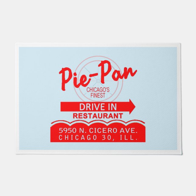 Paillasson Restaurant Pie-Pan Drive-In, Chicago, Illinois (Devant)