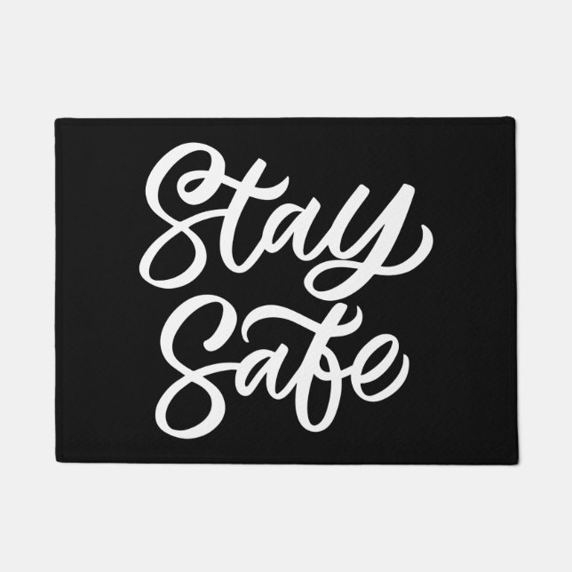 Paillasson Restez en sécurité (Devant)