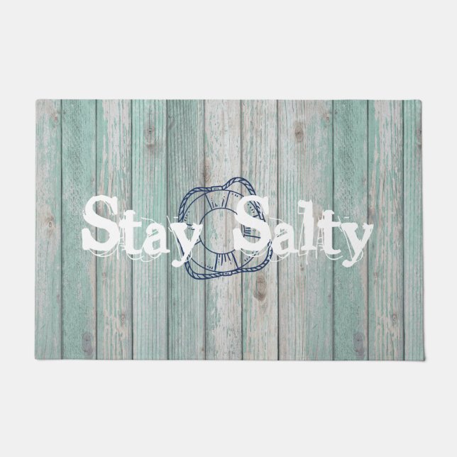 Paillasson Restez Salty Beach Life (Devant)
