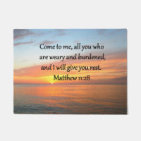 RETIRER MATTHEW 11:28 SCRIPTURE VERSE SLEVER