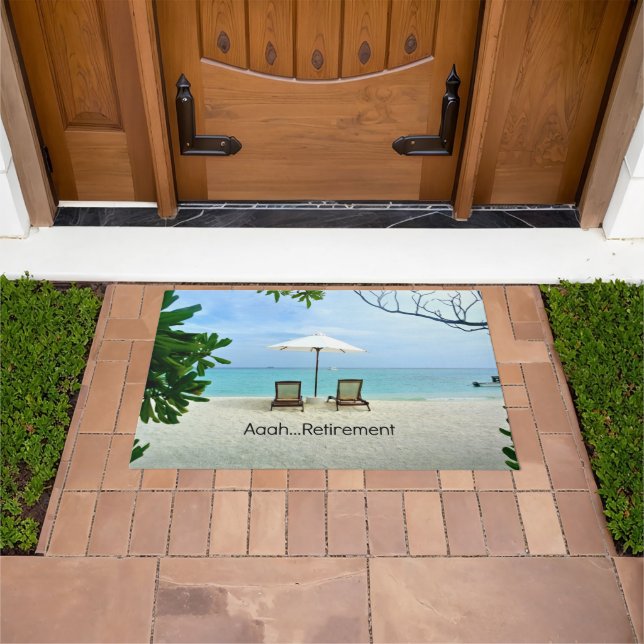 Paillasson Retraité - Aaah...Retraite (De plein air)