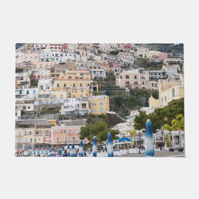 Paillasson Rêve de parasols de plage Positano #1 #travel #wal (Devant)