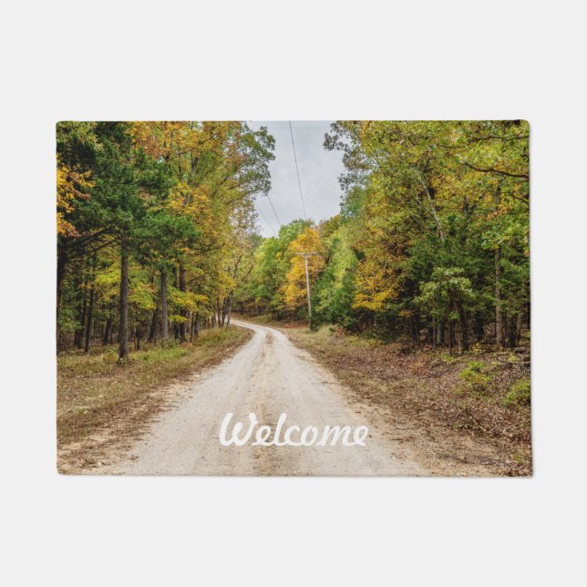 Paillasson Road At Seasons Change Welcome (Devant)