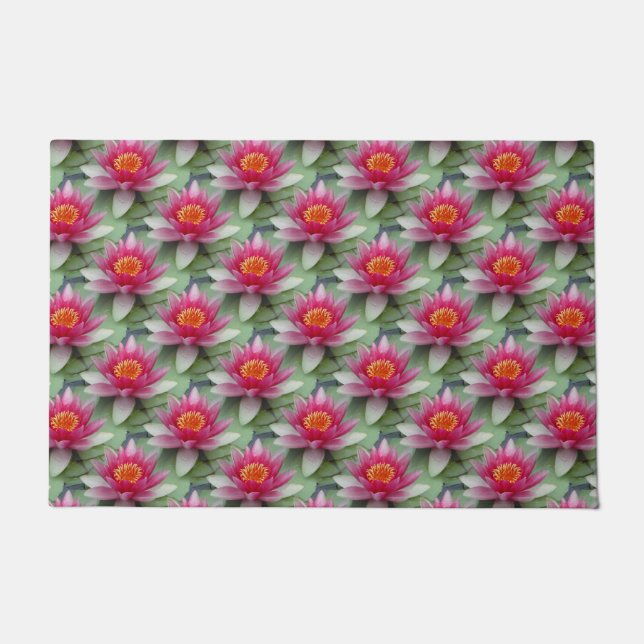 Paillasson Rose Lotus Water Lily (Devant)