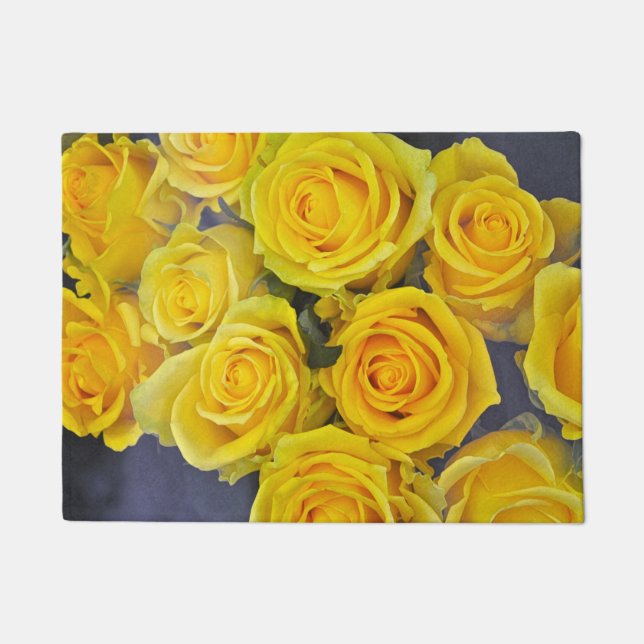 Paillasson Roses jaunes (Devant)