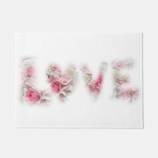 Paillasson Roses roses roses et blanches AIVE Mat