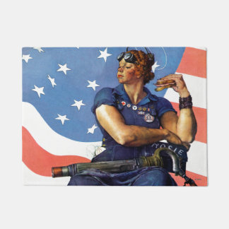 Paillasson "Rosie le Riveter"