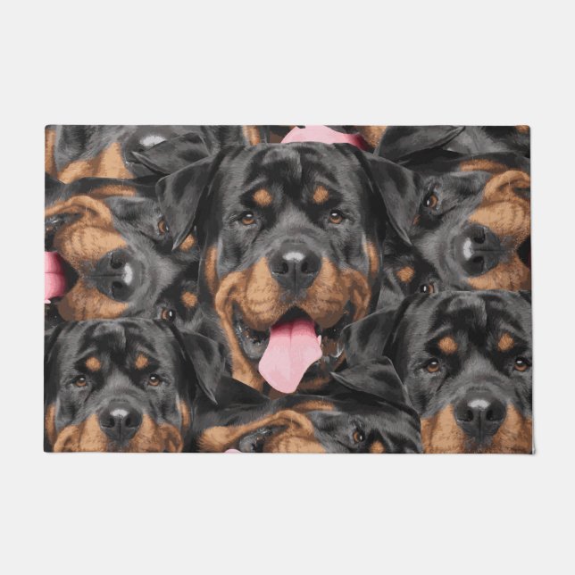 Paillasson Rottweiler - Metzgerhund (Devant)