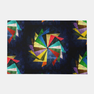 Paillasson Roue colorée vintage