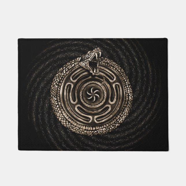Paillasson Roue Hécate avec nos ouroboros (Devant)