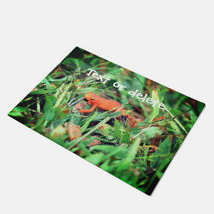 Paillasson Rouge Eft Orange Salamander Nature Personnalisée