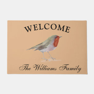 Paillasson Rouge-gorge Oiseau Chanteur Nature Faune Mignon