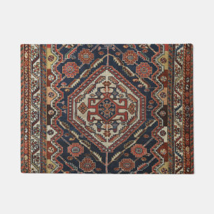 Paillasson Rouge royal bleu de Qashqai Aztec
