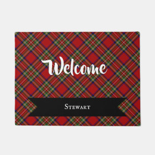 Paillasson Royal Stewart Clan Scottish Tartan Plaid Motif
