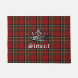 Paillasson Royal Stewart Crown Porte personnalisée Mat