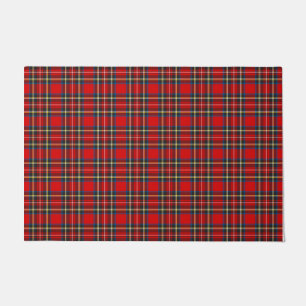 Paillasson Royal Stewart Tartan Plaid Scottish Motif