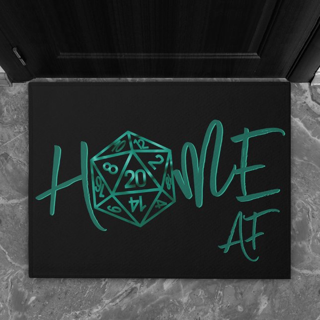 Paillasson RPG - AF | Émeraude Imaginaire Table Gamer Dice (Créateur téléchargé)