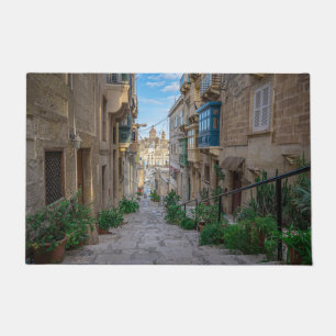 Paillasson Rue de pierre étroite à Malte