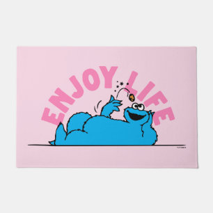 Paillasson Rue Sésame Cookies Monster Enjoy Life