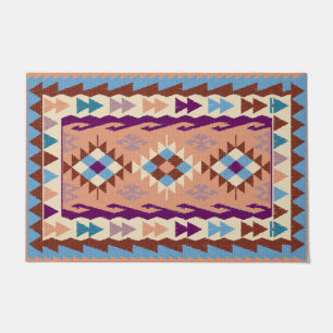 Paillasson Rug coloré oriental Kilim