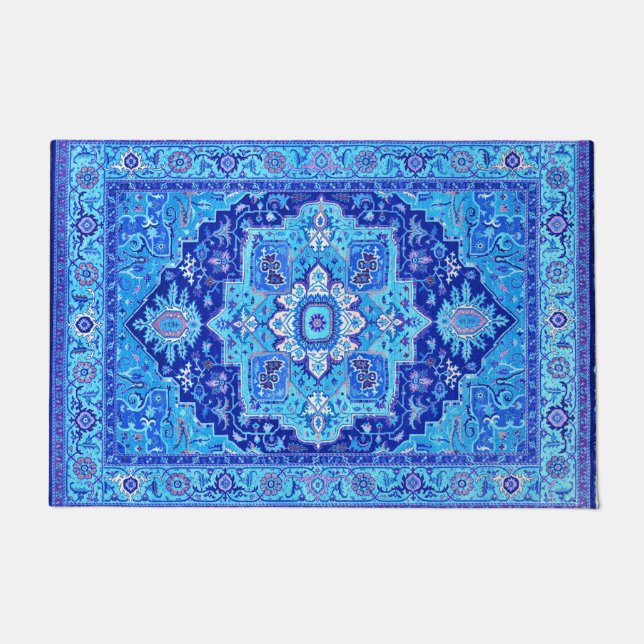Paillasson RUG PERSIEN - Bleu (Devant)