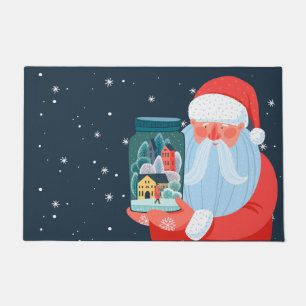 Paillasson Russe Santa Claus Mason Jar Town
