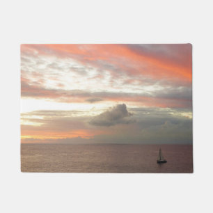 Paillasson Sailboat de Sunset Beautiful