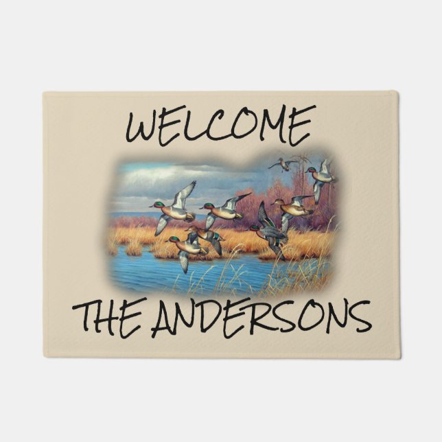 Paillasson Saison de canard personnalisée (Devant)