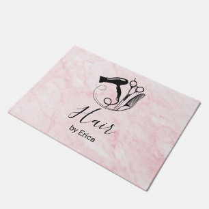 Paillasson Salon de beauté Pink Marble