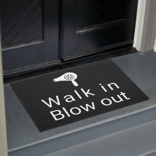 Paillasson Salon Dry Bar Blow Dry Bienvenue