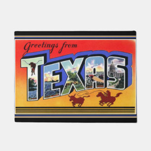 Paillasson Salutations de natte du Texas
