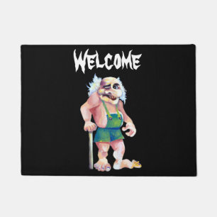 Paillasson Scandinavian Funny Looking Welcoming Troll
