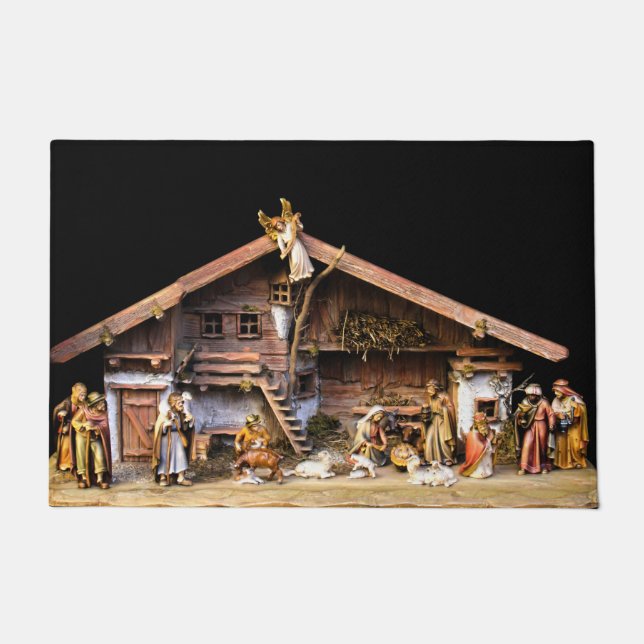 Paillasson Scène de la Nativité de Noël (Devant)