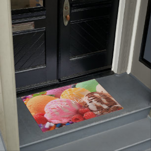 Paillasson scoops de glaces colorées