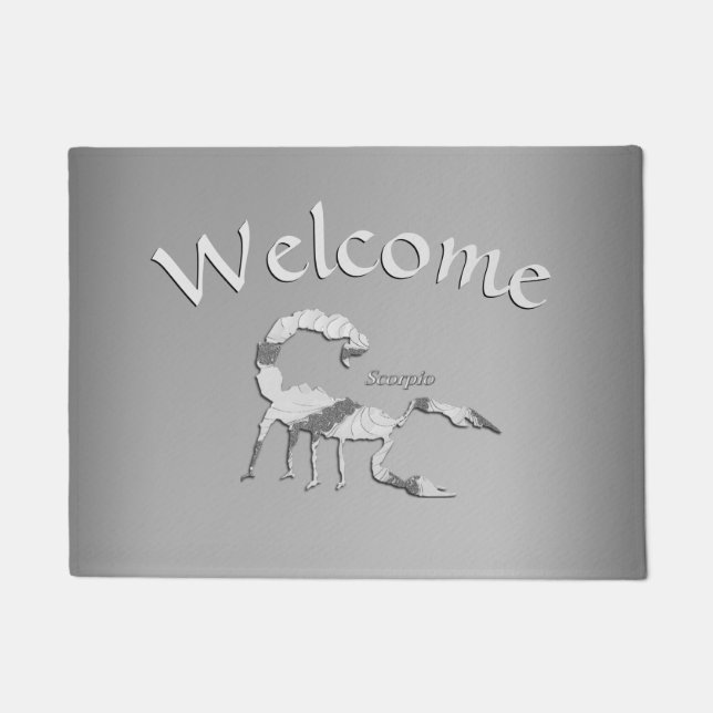 Paillasson Scorpio Zodiac Horoscope Bienvenue (Devant)