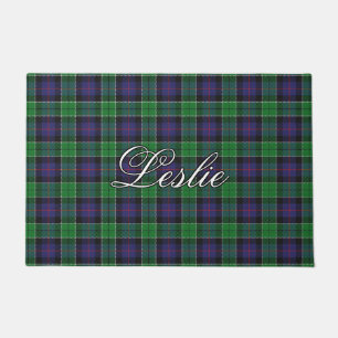 Paillasson Scots Vista Clan Leslie Chasse Tartan Plaid