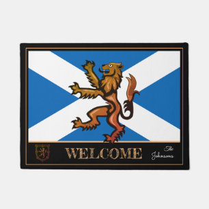 Paillasson Scottish Flag & Lion, Scotland house mats/sports