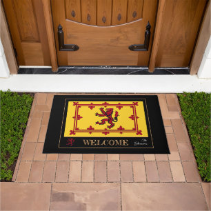 Paillasson Scottish Flag & Rampant, Scotland house / patriote