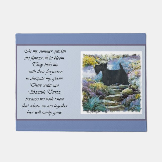 Paillasson Scottish Terrier Lovers (Devant)