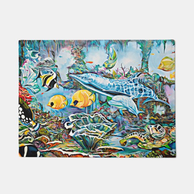 Paillasson Sea Creats Beach House Porte Mat (Devant)
