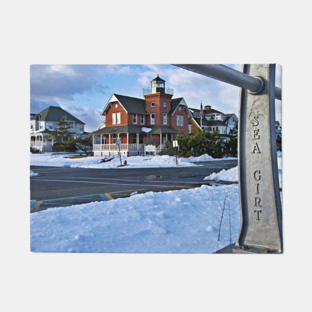 Paillasson Sea Girt Lighthouse, New Jersey Door Mat (Devant)
