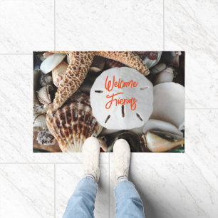 Paillasson Seashell Collection Welcome Friends Domat