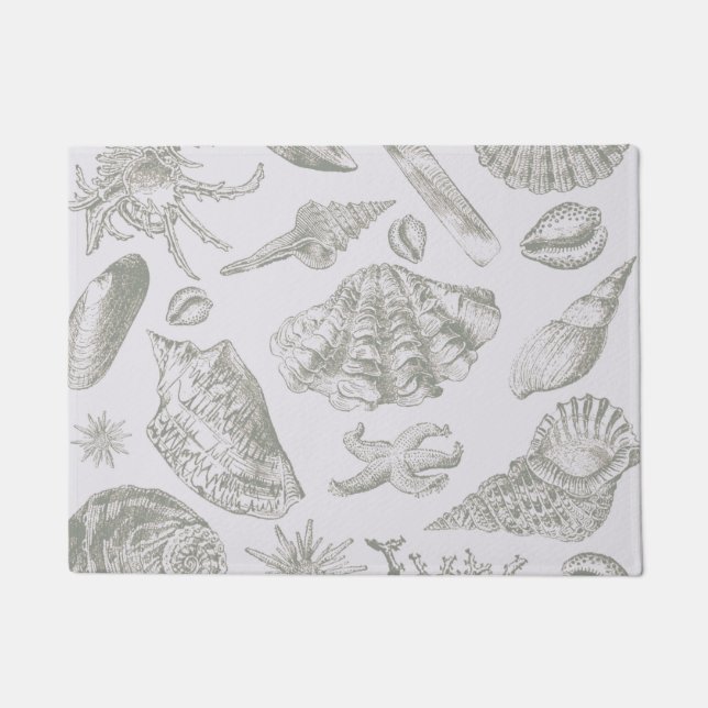 Paillasson Seashell Soft Antique Art Beach Shops (Devant)