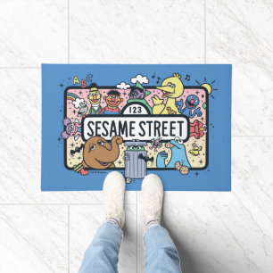 Paillasson Sésame Sésame Sesame Pals signe de Doodle