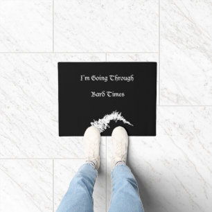 Paillasson Shakespeare "Bard Times" Drôle Slogan Door Mat