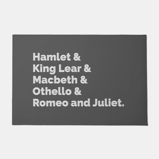 Paillasson Shakespeare Joue I (Devant)