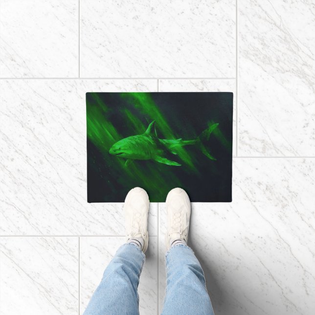 Paillasson Shark Green 18 x 24 (Intérieur)